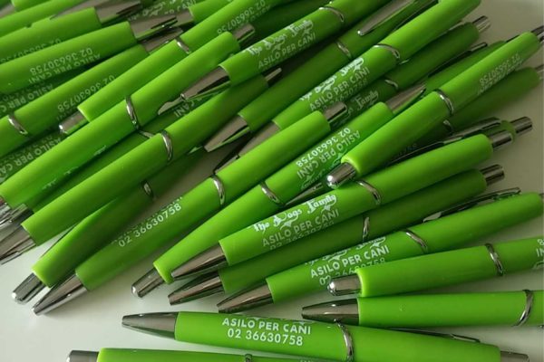 penne personalizzate con stampa serigrafica ad un colore