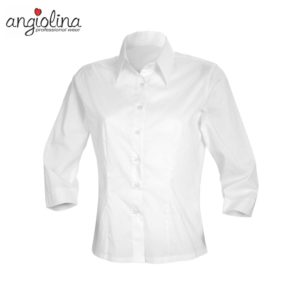camicia da donna con maniche a 3/4 personalizzata con ricamo