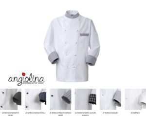 giacca da cuoco personalizzabile con ricamo